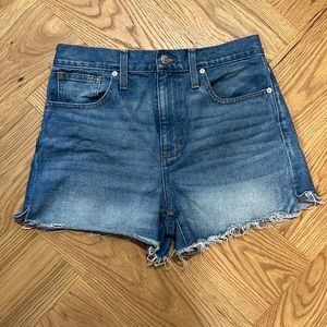 [madewell] cutoff denim shorts, sz 28